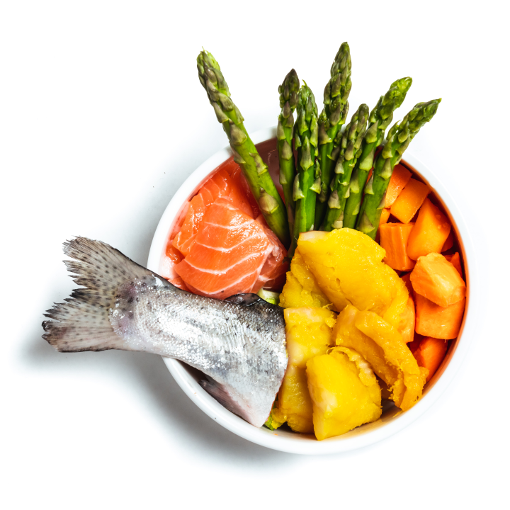Grain free salmon trout sweet potato & deals asparagus